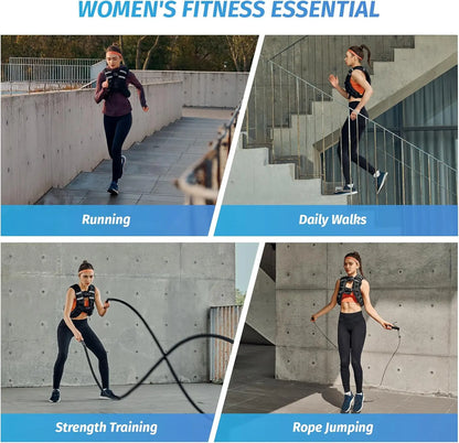 【Dealsforyoudays】Zelus Weighted Vests,6/8/12/16/20/25/30Lb Rucking Vest with Detachable Phone Pouch&Reflective Stripes&Adjustable Straps|Exercise Equipment & Workout Enhancer for Motivational Walking,Strength Training,Running #Tiktokshopdealsforyoudays