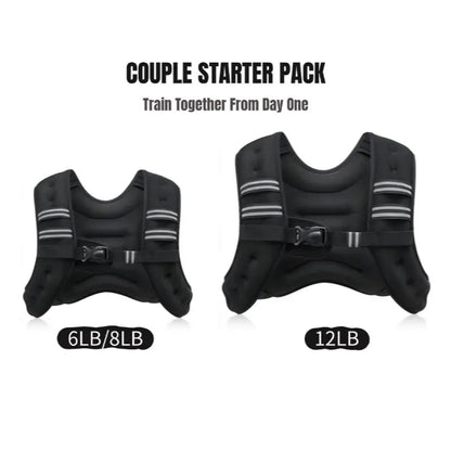 【Dealsforyoudays】Zelus Weighted Vests,6/8/12/16/20/25/30Lb Rucking Vest with Detachable Phone Pouch&Reflective Stripes&Adjustable Straps|Exercise Equipment & Workout Enhancer for Motivational Walking,Strength Training,Running #Tiktokshopdealsforyoudays