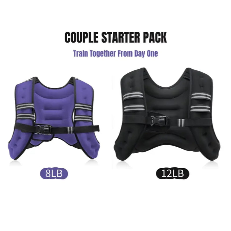 【Dealsforyoudays】Zelus Weighted Vests,6/8/12/16/20/25/30Lb Rucking Vest with Detachable Phone Pouch&Reflective Stripes&Adjustable Straps|Exercise Equipment & Workout Enhancer for Motivational Walking,Strength Training,Running #Tiktokshopdealsforyoudays