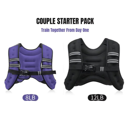 【Dealsforyoudays】Zelus Weighted Vests,6/8/12/16/20/25/30Lb Rucking Vest with Detachable Phone Pouch&Reflective Stripes&Adjustable Straps|Exercise Equipment & Workout Enhancer for Motivational Walking,Strength Training,Running #Tiktokshopdealsforyoudays