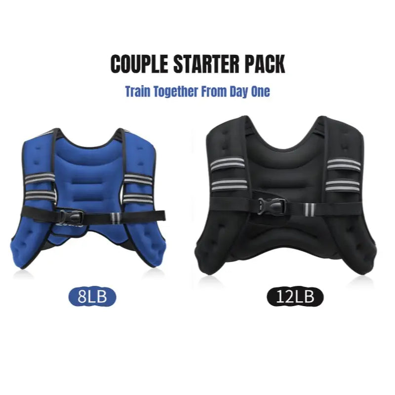 【Dealsforyoudays】Zelus Weighted Vests,6/8/12/16/20/25/30Lb Rucking Vest with Detachable Phone Pouch&Reflective Stripes&Adjustable Straps|Exercise Equipment & Workout Enhancer for Motivational Walking,Strength Training,Running #Tiktokshopdealsforyoudays