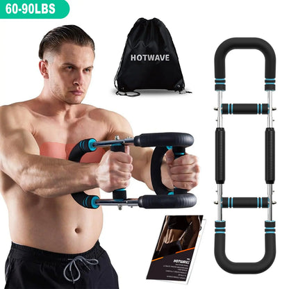 HOTWAVE Arm Trainer, Adjustable Chest Workout Equipment, Arm Trainer for Men, Chest Trainer for Men, Shoulder Muscle Training, Portable Spring Resistance Home Fitness Equipment Summerwins