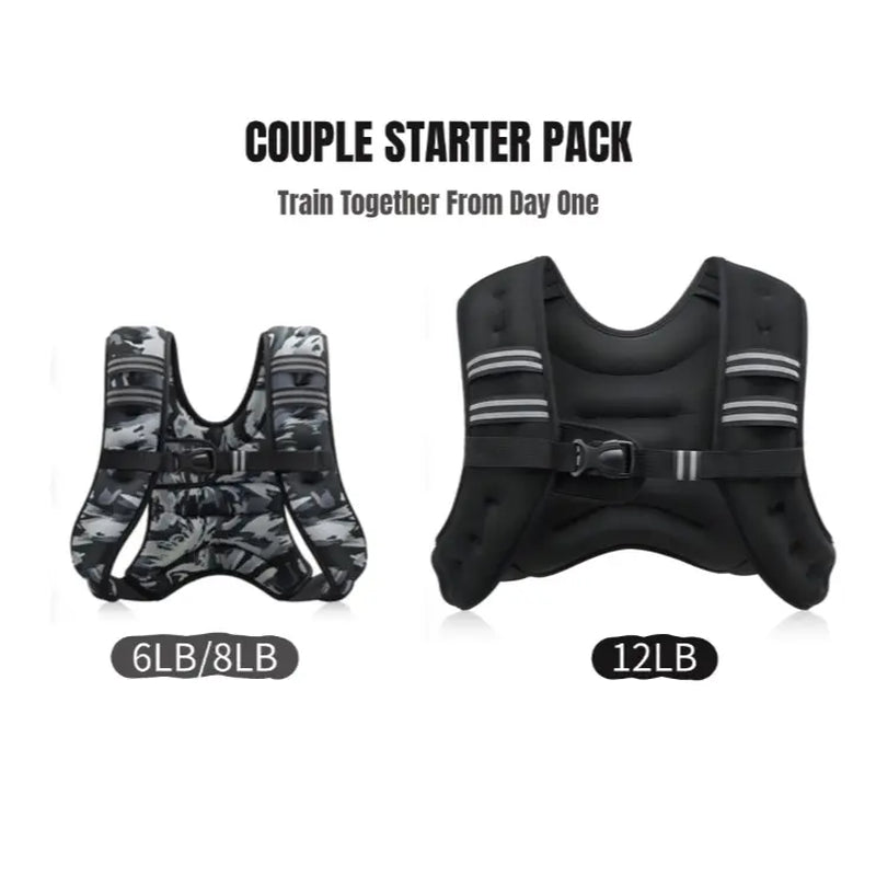 【Dealsforyoudays】Zelus Weighted Vests,6/8/12/16/20/25/30Lb Rucking Vest with Detachable Phone Pouch&Reflective Stripes&Adjustable Straps|Exercise Equipment & Workout Enhancer for Motivational Walking,Strength Training,Running #Tiktokshopdealsforyoudays